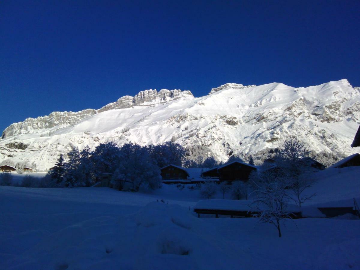 Appartamento Les Fenetres Du Mont Blanc La Giettaz Esterno foto